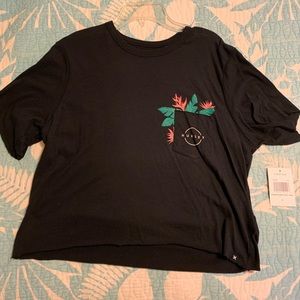 NWT Hurley Crop Tee